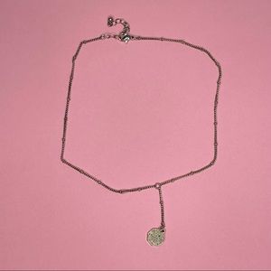 Gold tone Medallion necklace